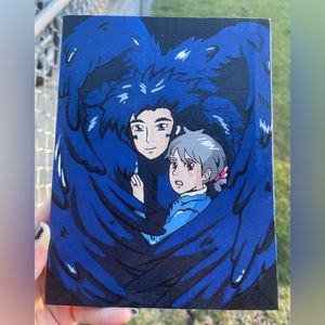 Howls moving castle painting